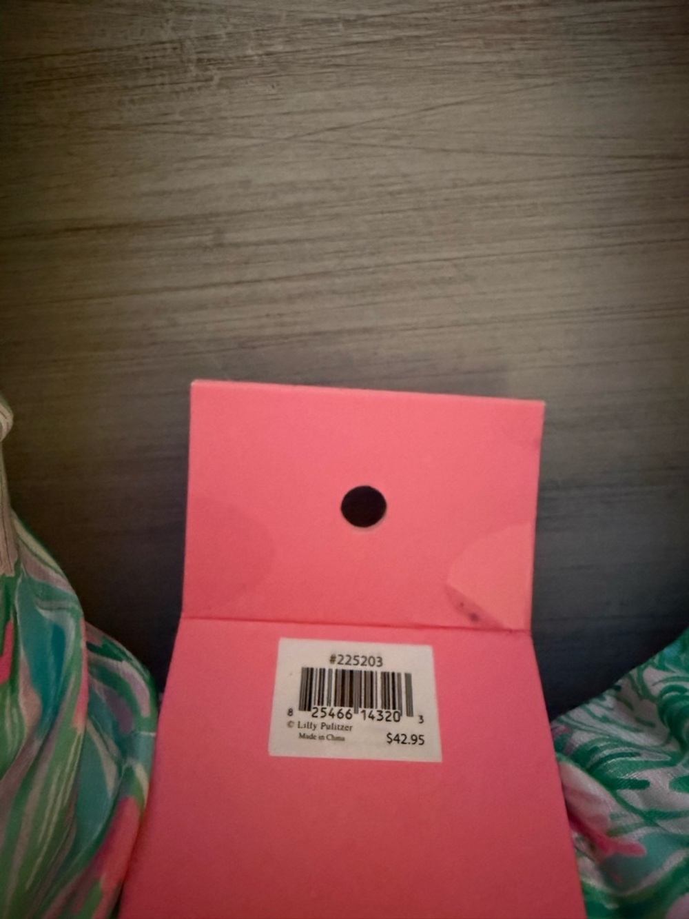 Lilly Pulitzer Pink & Teal Floral Travel Neck Pillow Set - Picture 2 of 2